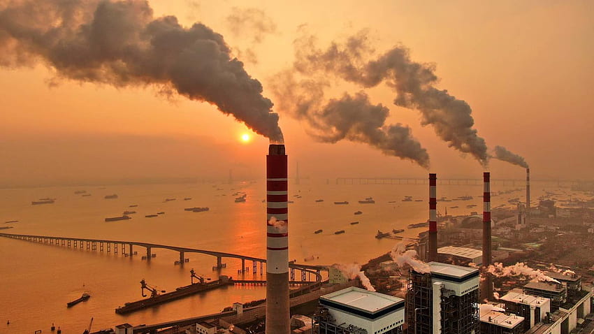 Schema di scambio delle emissioni di carbonio della Cina: fumo e specchi, gasolio di carbone Sfondo HD