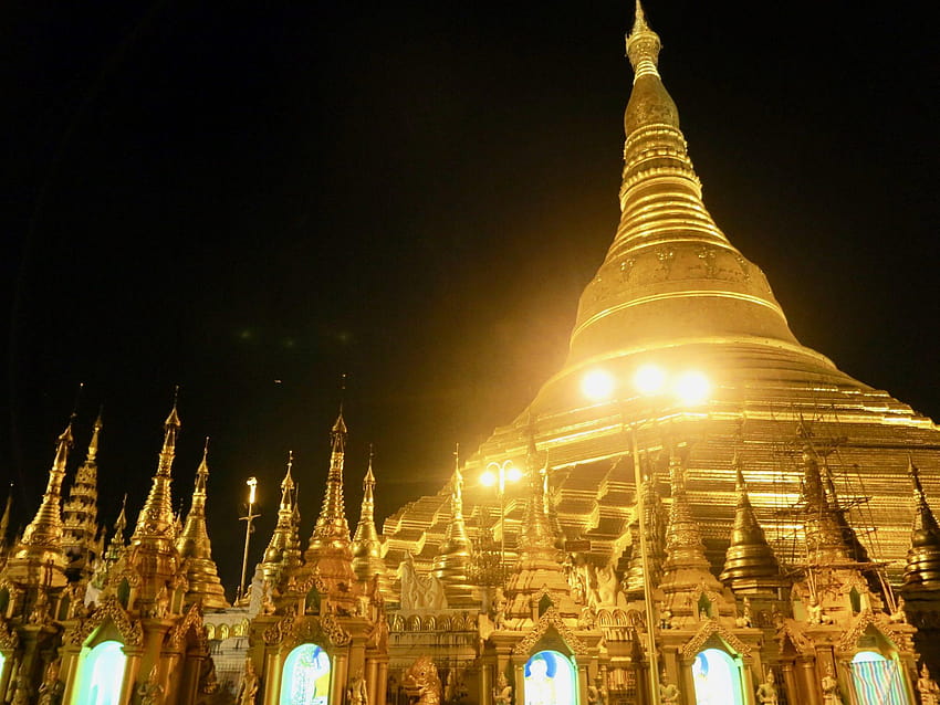 Shwedagon Pagoda – Yangon, Myanmar – Traveler's Muse HD wallpaper