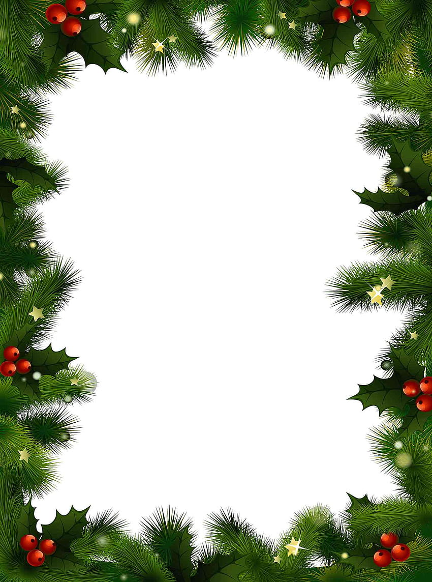 Los bordes y marcos navideños, marco vertical navideño fondo de pantalla del teléfono