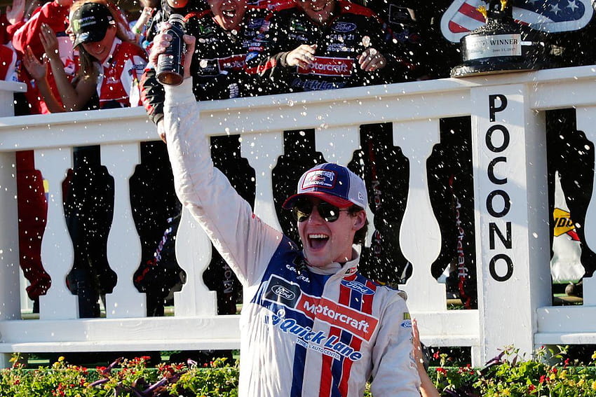 NASCAR Pocono sonuçları 2017: Ryan Blaney, Pocono 400, pocono yarış pistini kazandı HD duvar kağıdı