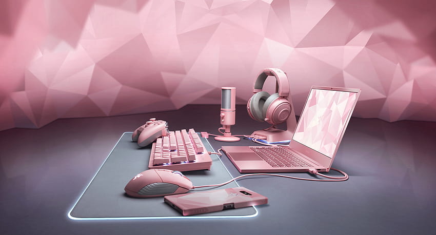 Razer présente la nouvelle Quartz Pink Edition pour la Saint-Valentin, razer rose Fond d'écran HD