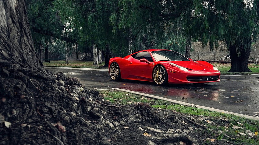 Ferrari 458 Italia red supercar, road 1920x1200 , ferrari f16 2021 HD wallpaper