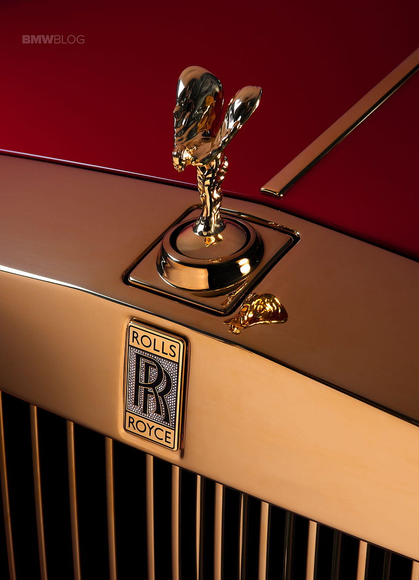 goldene Rolls Royce HD-Handy-Hintergrundbild