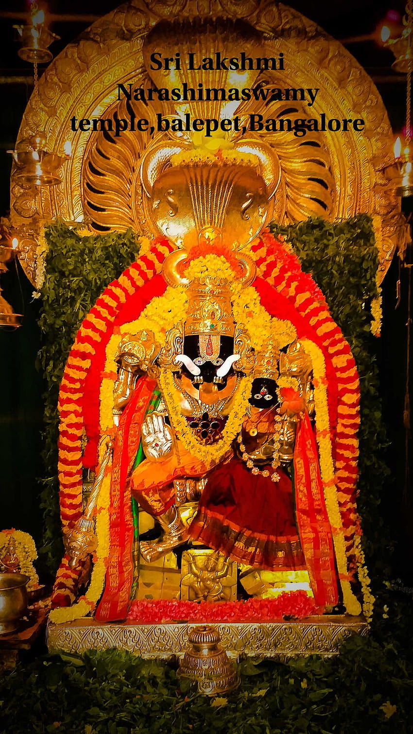 Sri Laxmi Narasimha Swamy Temple, Balepet, lakshmi narasimha swamy HD phone wallpaper