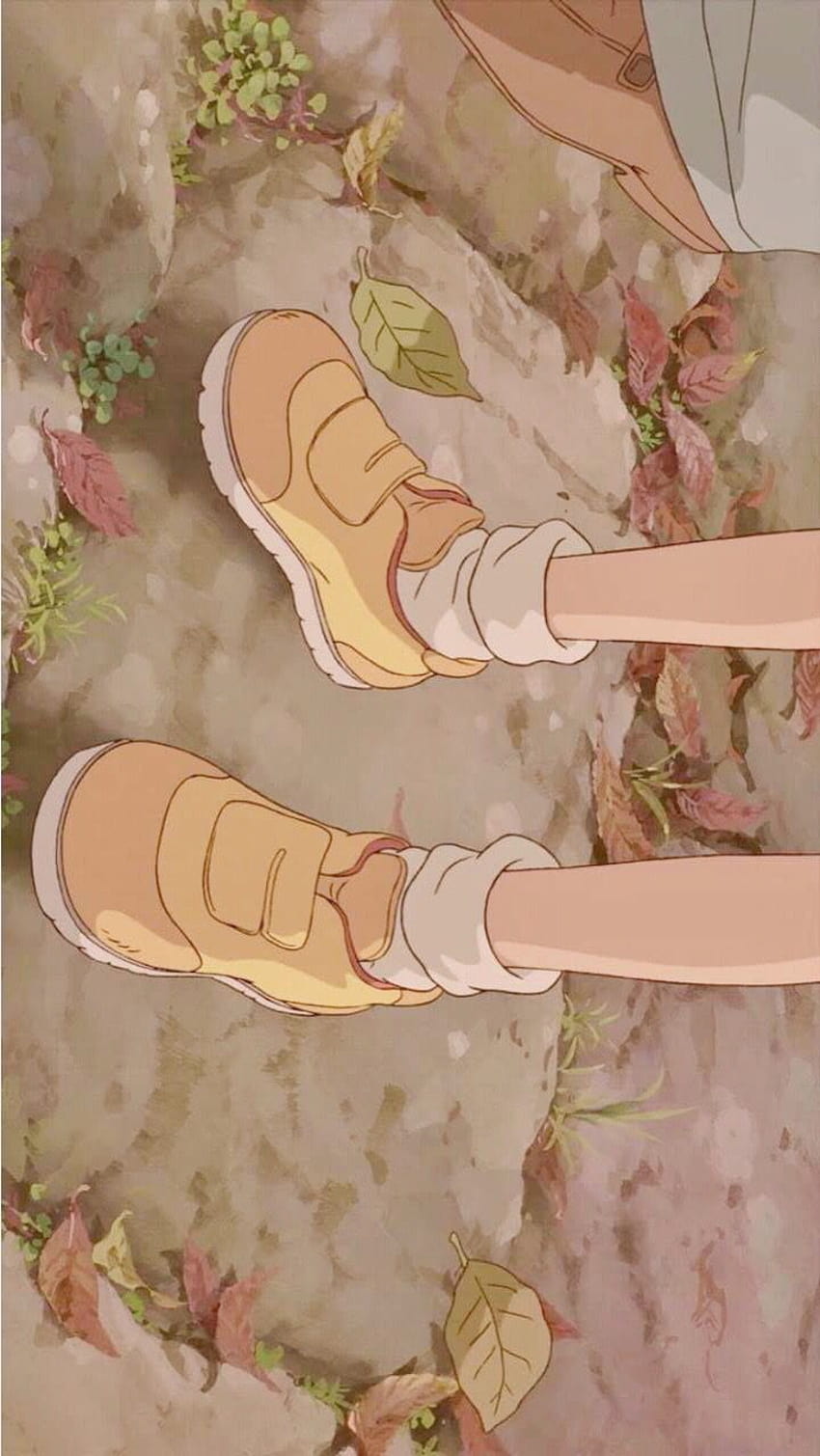 센과 치히로의 행방불명, estetyczny brązowy anime Tapeta na telefon HD