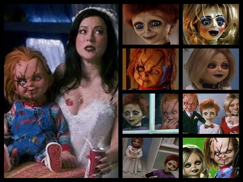 Seed of Chucky Collage by sonicshadowlover13, of shitface from movie childs play HD wallpaper