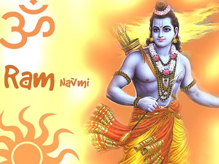 Sri Rama Navami Mengucapkan Salam Dalam Bahasa Telugu, sree raman Wallpaper HD