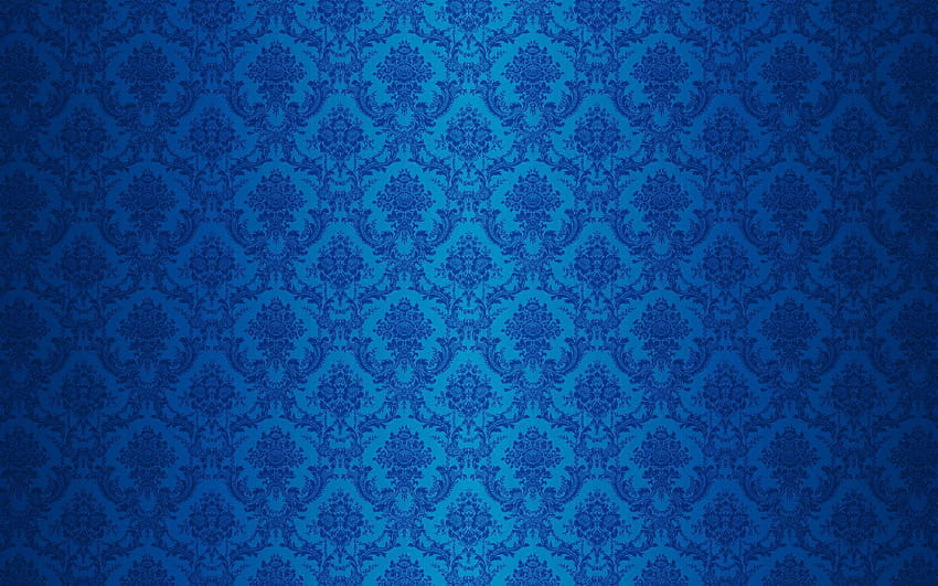 Iphone Baroque Biru Wallpaper HD