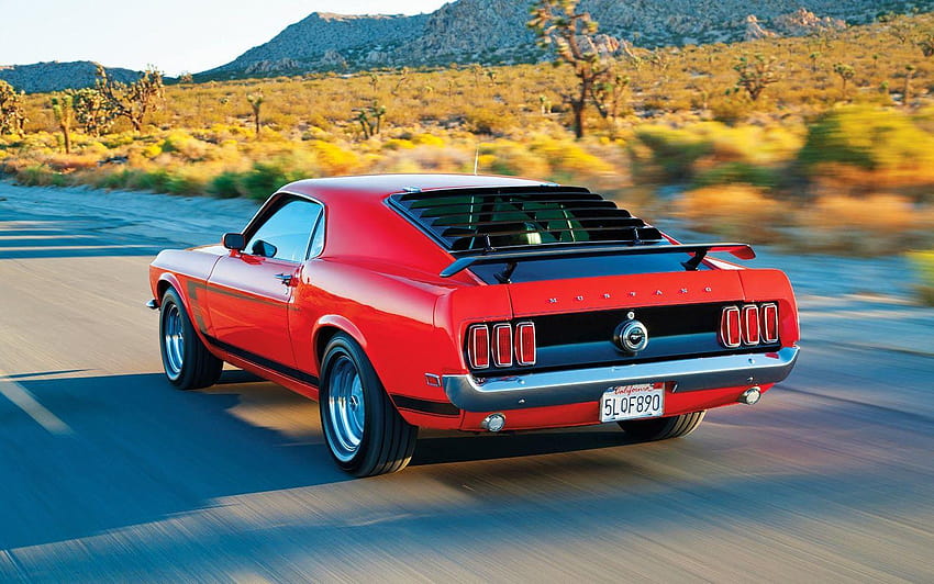 Red Ford Mustang Boss 302 Rare View Muscle Spo, ford mustang boss 429 HD wallpaper