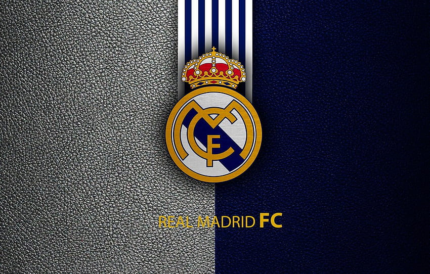 Logo, Football, Sport, Soccer, Emblem, Real Madrid CF, real madrid logo computer HD wallpaper