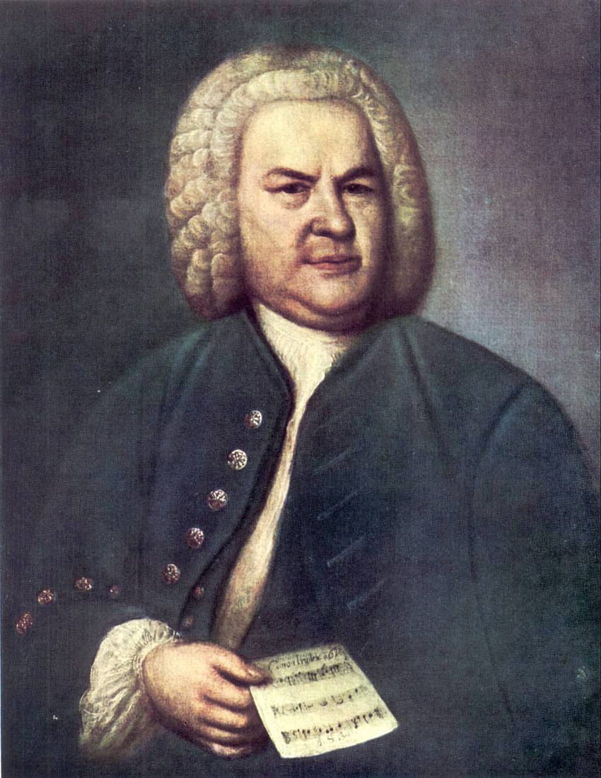 Classical Music Johann Sebastian Bach portraits HD phone wallpaper