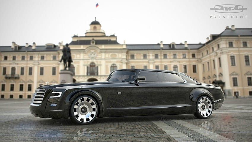 ZIL limousine concept President and HD wallpaper