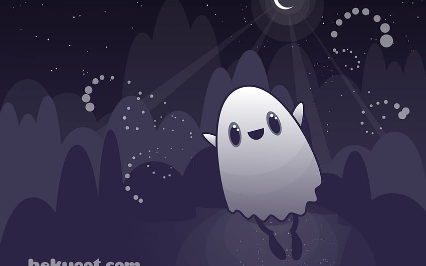 Cute Ghost Bu the ghosts night flight [1600x1200] for your , Mobile ...