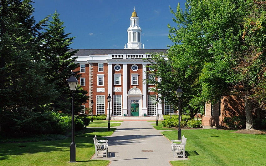 North Hall an der Harvard University HD-Hintergrundbild