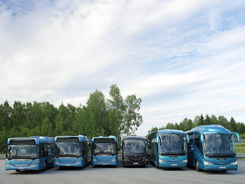 Scania Sattelschlepper Bus Transport l, Scania Bus HD-Hintergrundbild