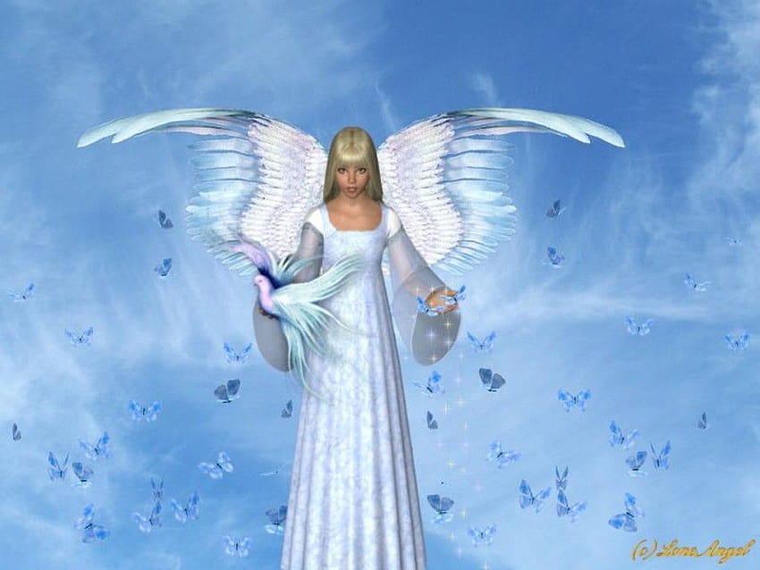 angeles de dios en el cielo