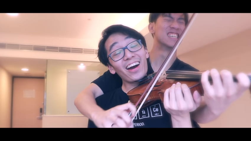 And TwoSet wonder why there is so much smutty fan fiction written, twoset violin HD wallpaper