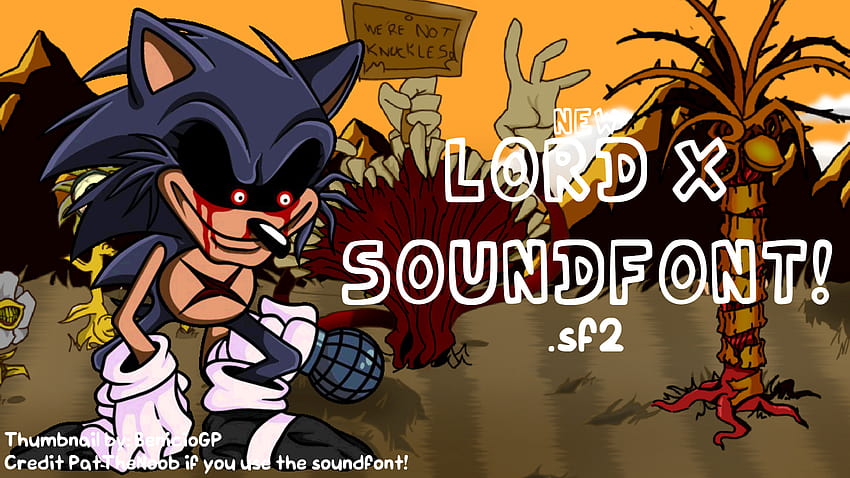 Dark Sonic Soundfont (sf2) [Friday Night Funkin'] [Modding Tools]