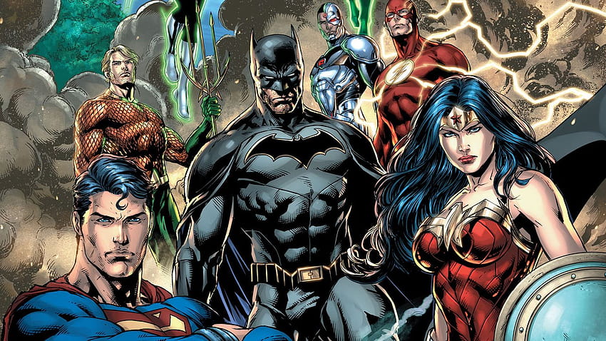 1366 x 768 Justice League Dc Comic Art 1366 x 768 Auflösung , Hintergründe und Justice League-Comics HD-Hintergrundbild