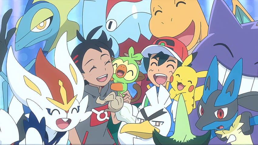Ash's friends, ash and his friends pokemon HD wallpaper