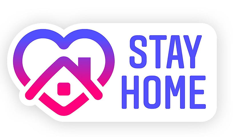 Instagram startet „Stay Home“ Story & Co, Cornavirus-Symbol HD-Hintergrundbild