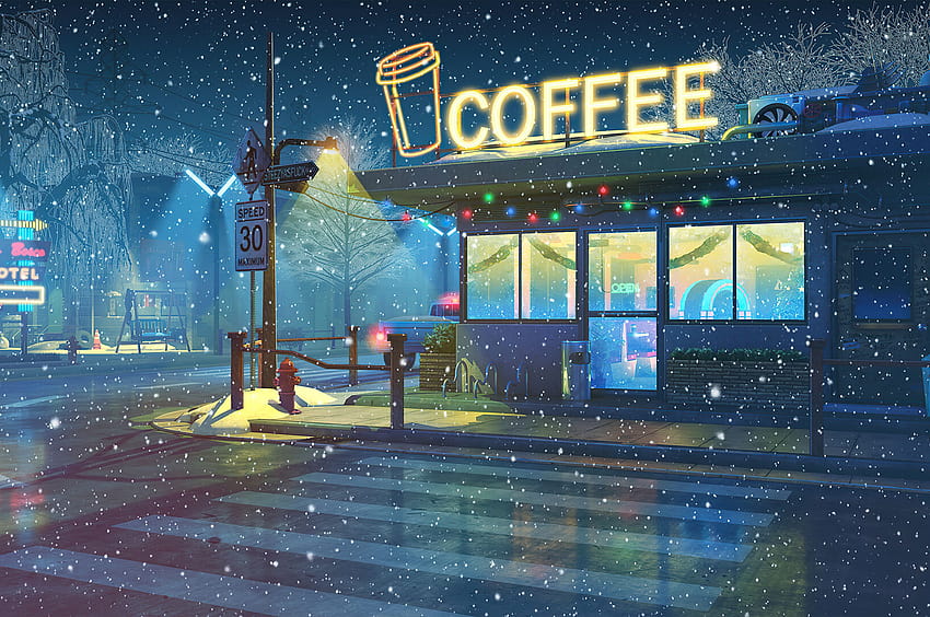 2560x1700 Lo Fi Cafe Chromebook Pixel , Backgrounds, and HD wallpaper