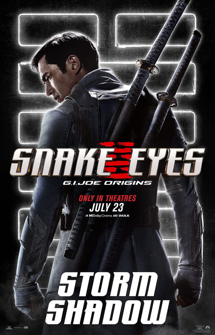 Snake Eyes: il nuovo poster mette in luce i personaggi tra cui Scarlett di Samara Weaving Sfondo del telefono HD
