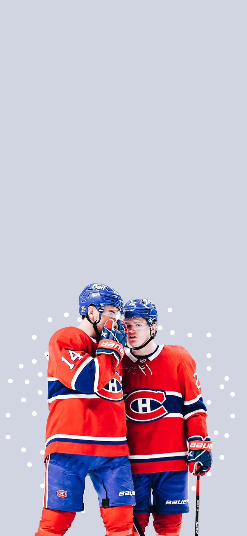 Where Hockey Meets Art  wallpapers  cole caufield  70s retro  Requested