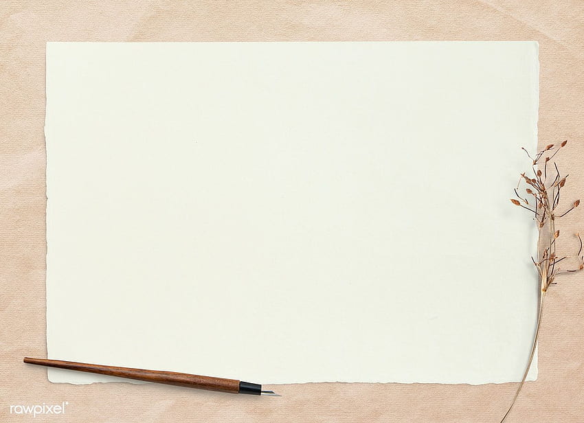 Blank plain white paper template, blank paper HD wallpaper