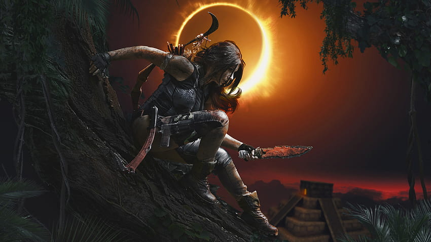 Shadow of the Tomb Raider, tomb raider ps4 HD тапет