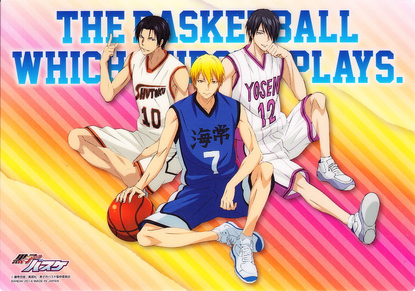 kuroko, No, Basuke, Kise, Ryouta, Takao, Kazunari, Himuro, Tatsuya, บาสเก็ตบอล, เครื่องแบบ / และพื้นหลังมือถือ วอลล์เปเปอร์ HD