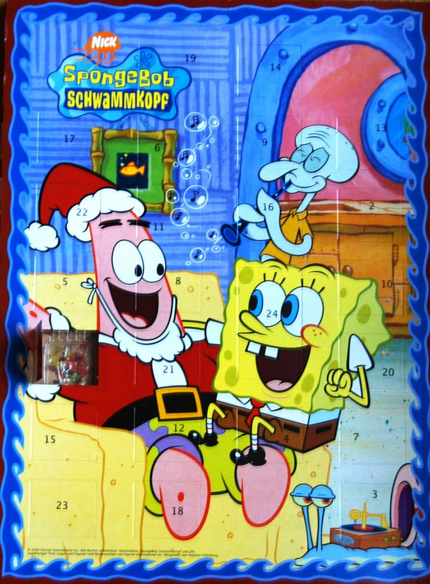 Спондж Боб Коледа, Спондж Боб Коледа HD тапет за телефон