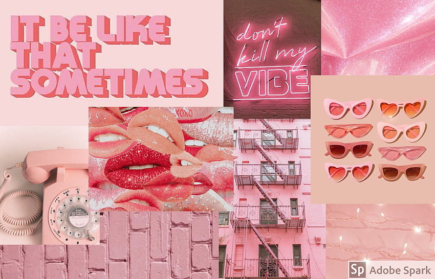 macbook, retro pink aesthetic HD wallpaper