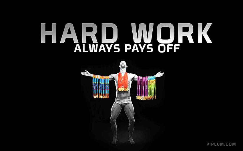 Hard Work Pays Off. Motivational Quotes HD wallpaper