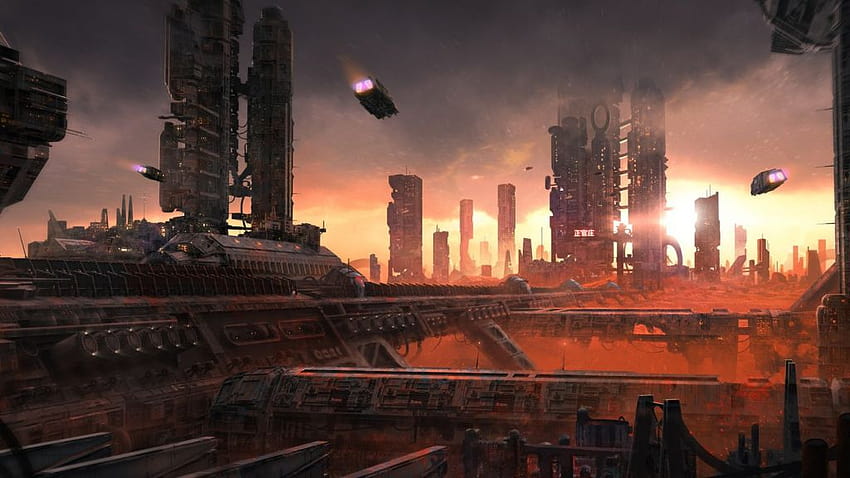 The City Future Machine City Architecture [1332x850] for your , Mobile & Tablet, aesthetic dystopian HD wallpaper
