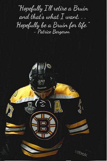 Patrice Bergeron Vintage Koho Boston Bruins Jersey Pooh Bear