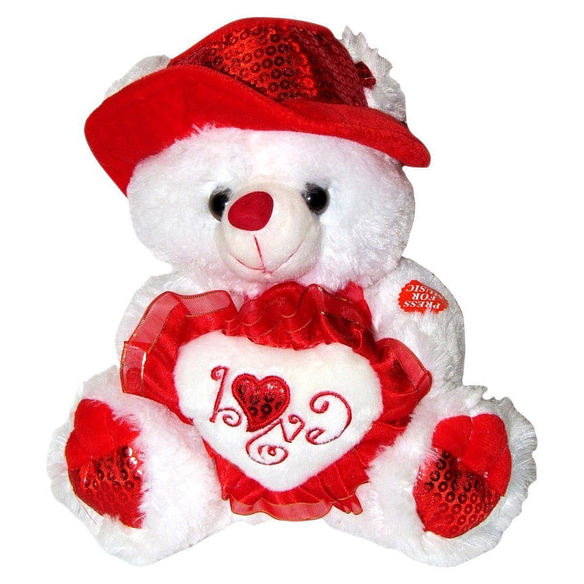 I Love You Teddy Bear ...かわいい、バレンタインデーのテディベア HD電話の壁紙