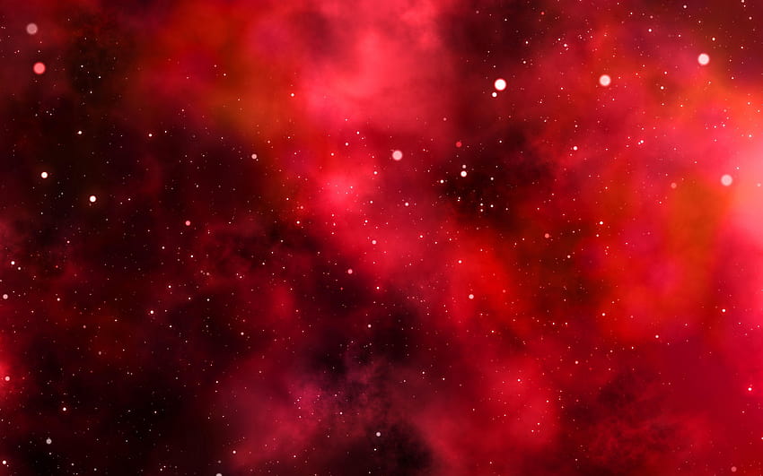 Outer Space Red, aesthetic red HD wallpaper