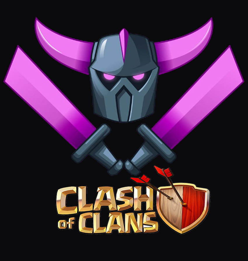 clash of clans pekka ,fictional character,transformers,logo,magenta,graphic design, coc pekka HD phone wallpaper