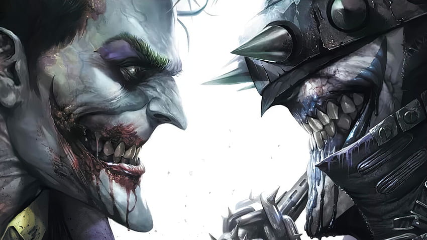 Joker, der lacht, Superhelden, Hintergründe und der Batman, der Computer lacht HD-Hintergrundbild