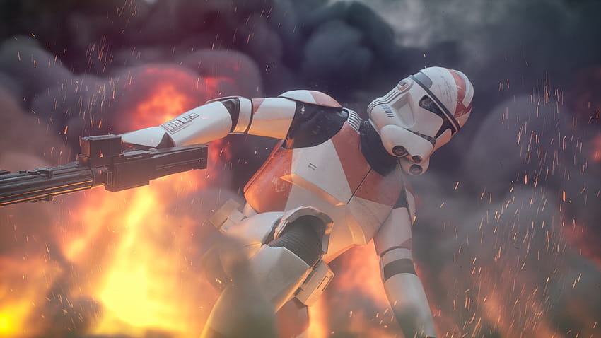 Star Wars Clone Trooper สตาร์วอร์ส ช็อกทรูปเปอร์ วอลล์เปเปอร์ HD