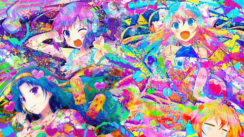 anime, colorato, Rokujouma no Shinryakusha / e Mobile &, anime colorato Sfondo HD