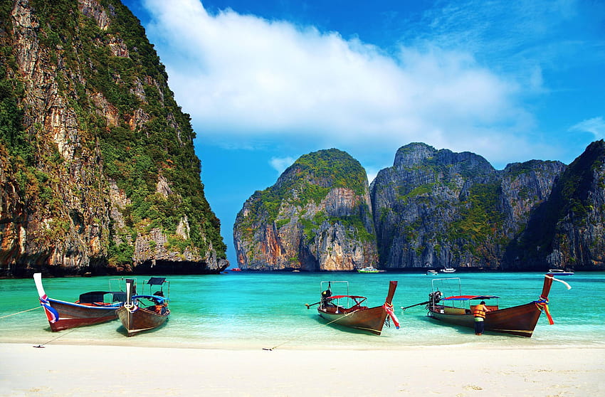Tajlandia, plaża phuket Tapeta HD