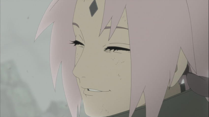Sakura's Fake Smile, anime fake smile HD wallpaper