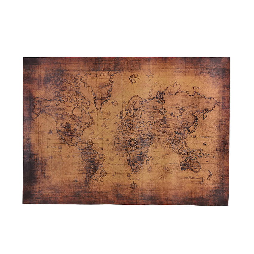 ZLinKJ 72.5x51.5cm mapa świata papierowe plakaty Retro styl Vintage w naklejki ścienne dekoracje do domu sztuka mapa słowna Tapeta na telefon HD