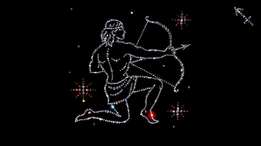 Sagittarius from precious stones and HD wallpaper