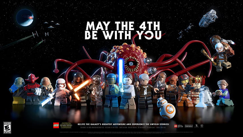 LEGO Star Wars: The Force Awakens ビデオ ゲーム、第 4 回があなたと共にありますように 高画質の壁紙
