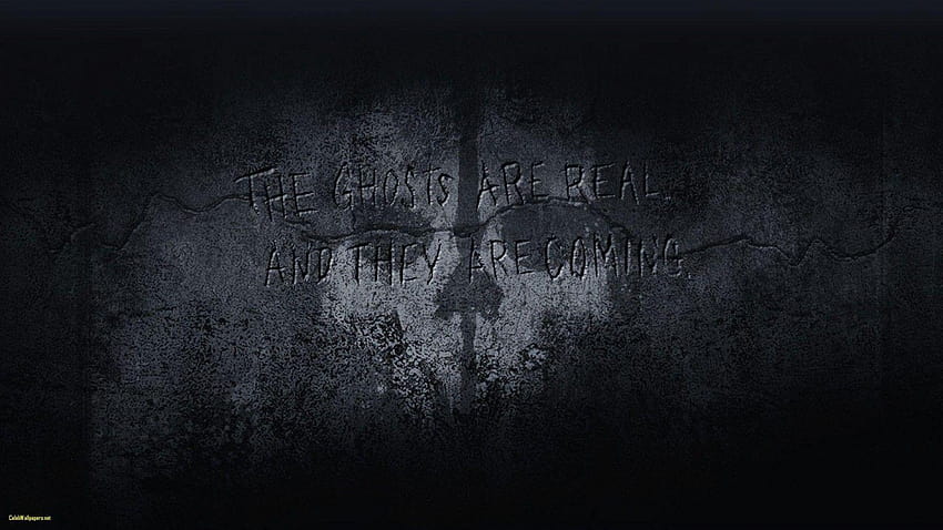 55 Call of Duty Ghost, минималистичен код HD тапет