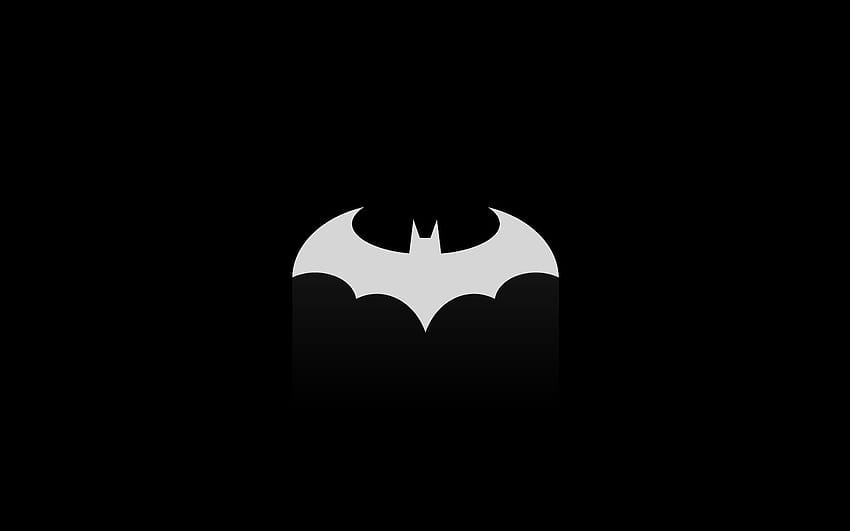 Logo superhero oleh AFzal Uddin di Amoled oled, batman amoled black Wallpaper HD