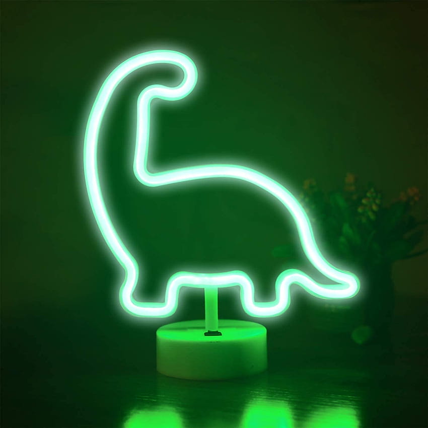 Buy Funpeny Dinosaur Neon Signs, LED Ramadan Festival Dinosaur Neon Lights, Ramadan Decor for Table,Desk,Indoors,Home Bedroom Decorations USB Charging & Battery Online in Indonesia. B08CRS9WY6, neon dino HD phone wallpaper